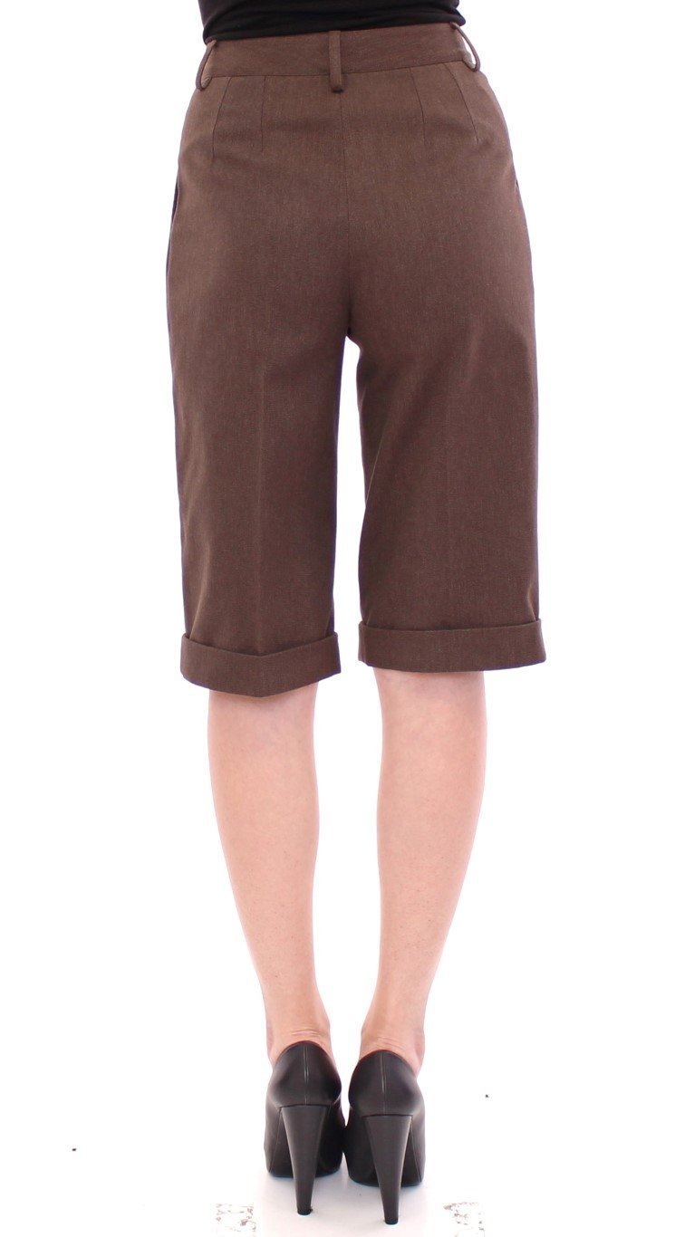 Brown cotton shorts pants