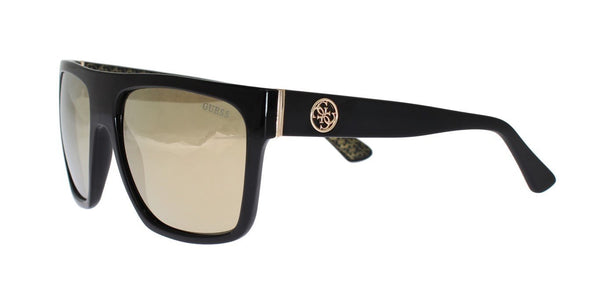 Black Plastic Frame UV Lens Sunglasses