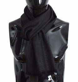 Gray Cashmere Mens Scarf