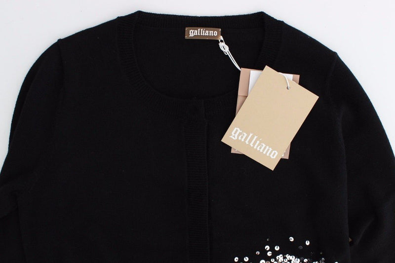 Black twinset cardigan top