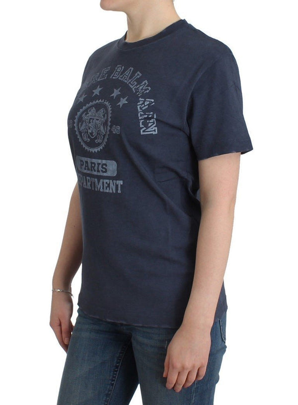 Blue branded t-shirt