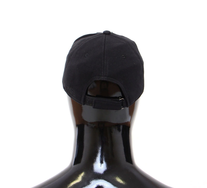 Black Logo Baseball Cap Hat