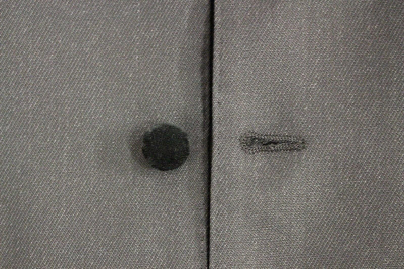 Gray Wool Formal Dress Vest Gilet Weste