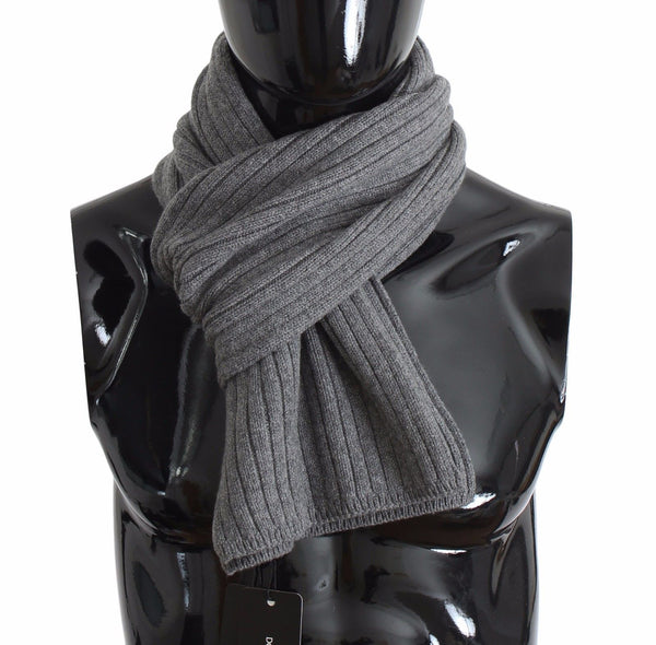 Gray Cashmere Mens Scarf