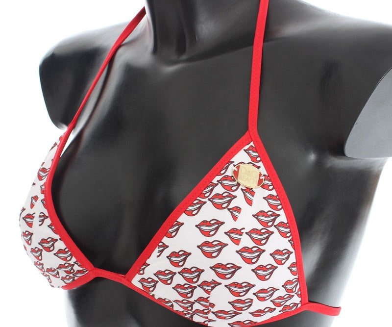 Red White Kisses Two Piece Bikini Beachwear