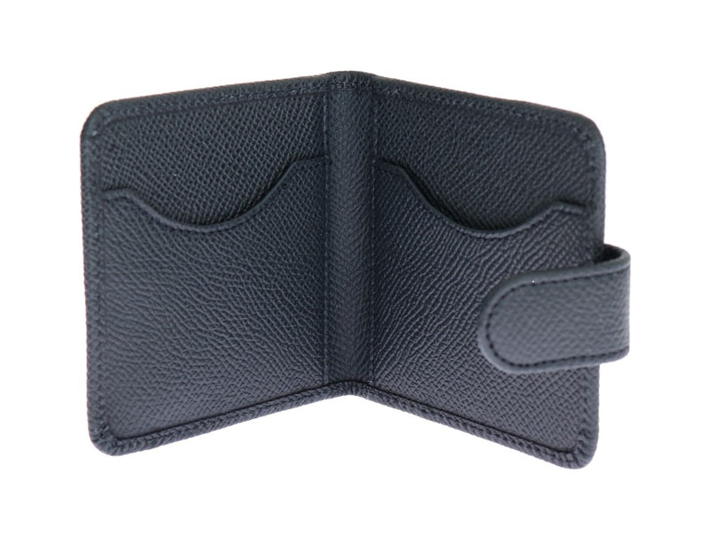 Blue Dauphine Leather Condom Holder