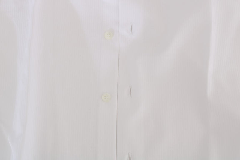 White Striped Slim Fit Shirt