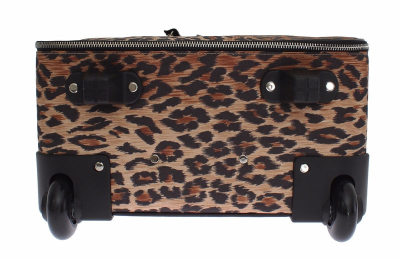 Luggage Bag Leopard Travel Cabin Suitcase Trolley