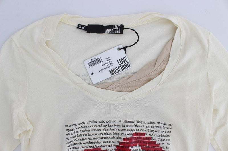 White longsleeved cotton top