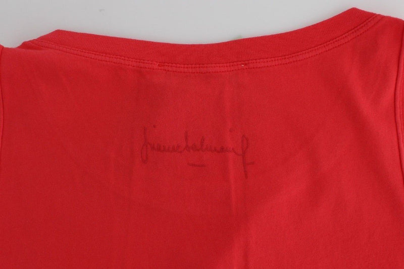 Red sleeveless cotton top
