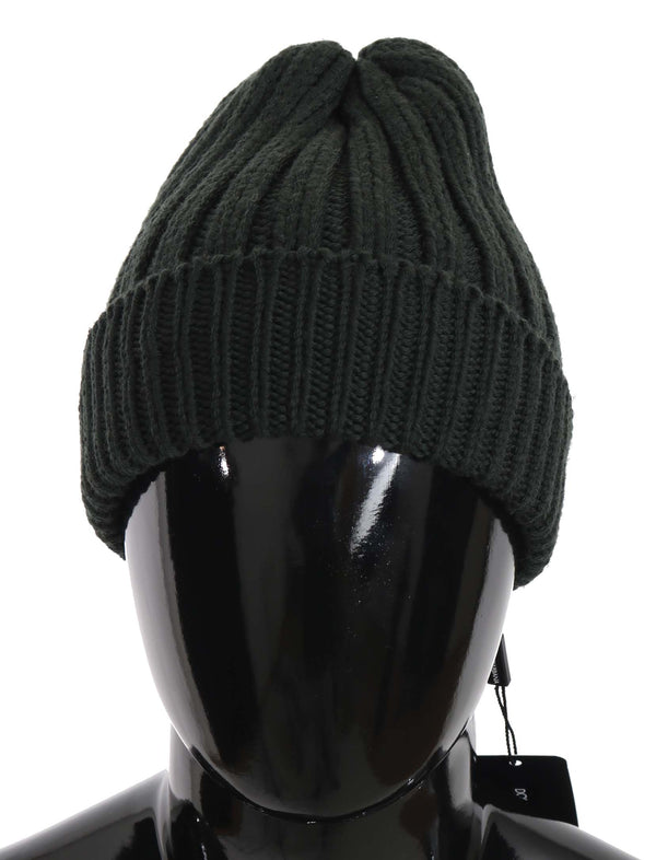 Gray Logo Winter Warm Wool Beanie Hat