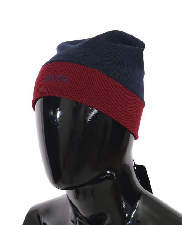 Beanie Wool Blue Bordeaux DD SG Warm Hat