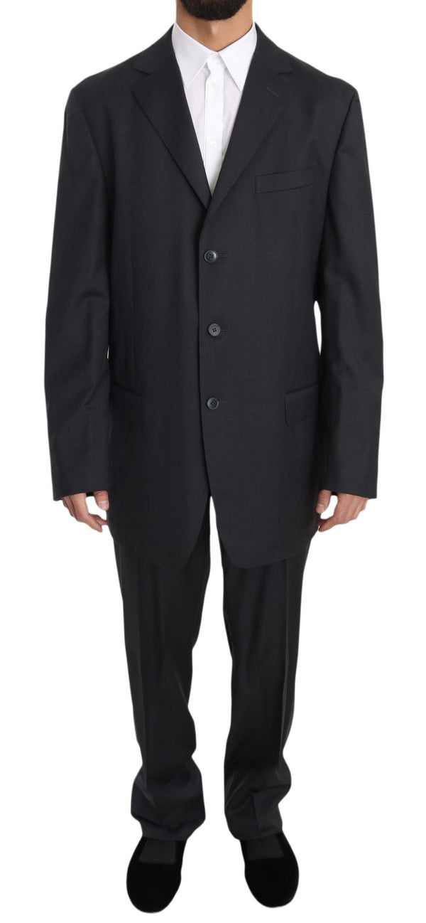 Gray Two Piece Three Button BRUNO CUOMO Exclusive Suit