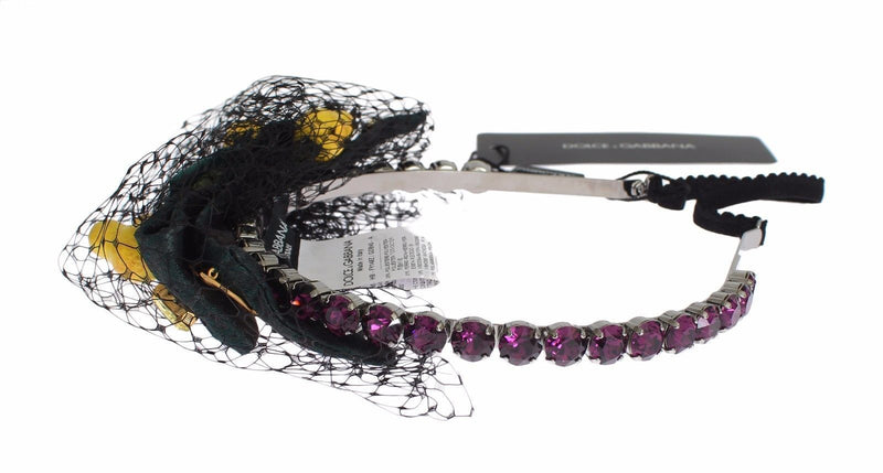 Diadem Headband Tiara Pear Fruit Crystal Bow Hair