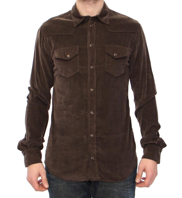 Exclusive Brown Manchester Sicilia Casual Shirt