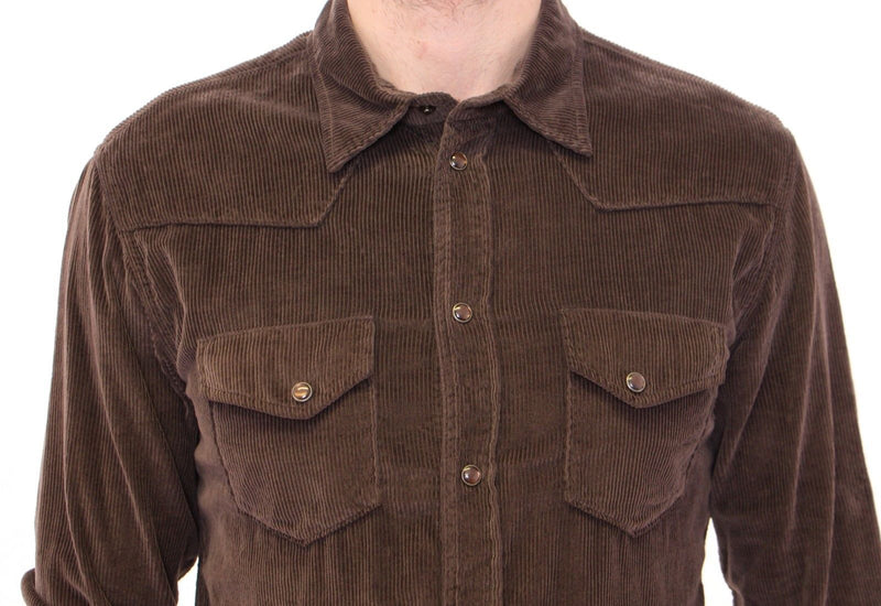 Exclusive Brown Manchester Sicilia Casual Shirt