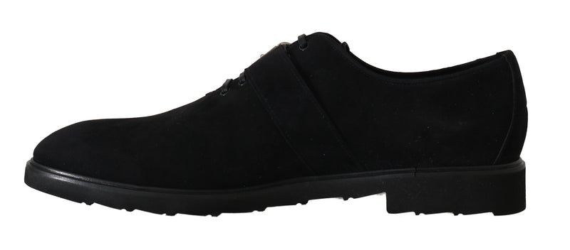 Black Suede Monkstrap Dress Formal Shoes