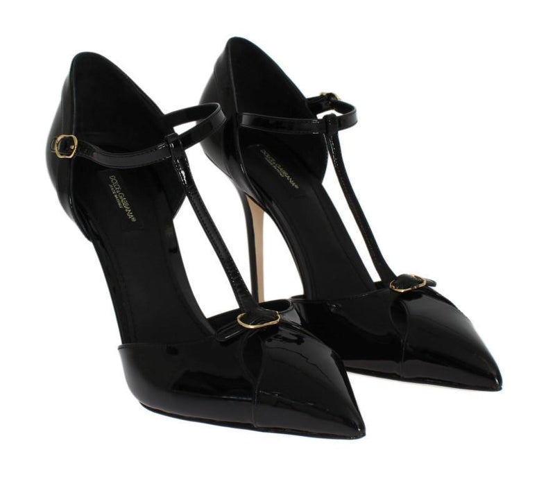 Black Patent Leather Pumps