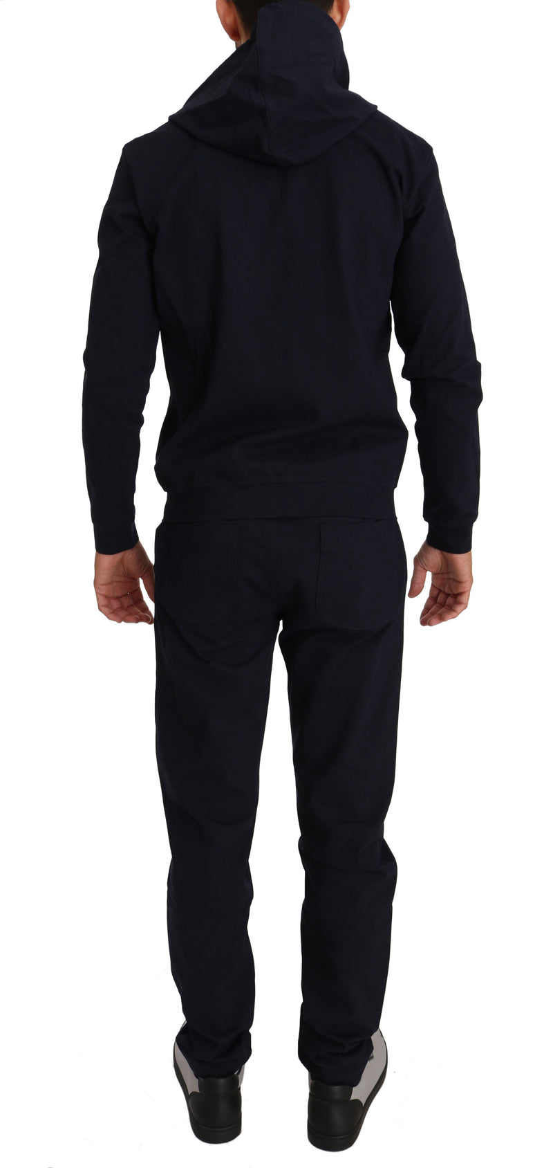 Blue Cotton Sweater Pants Tracksuit