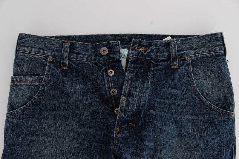 Blue Wash Cotton Regular Fit Jeans