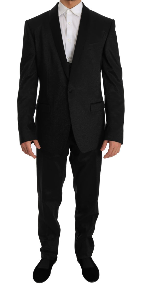 Black MARTINI Slim Fit Smoking Tuxedo Suit