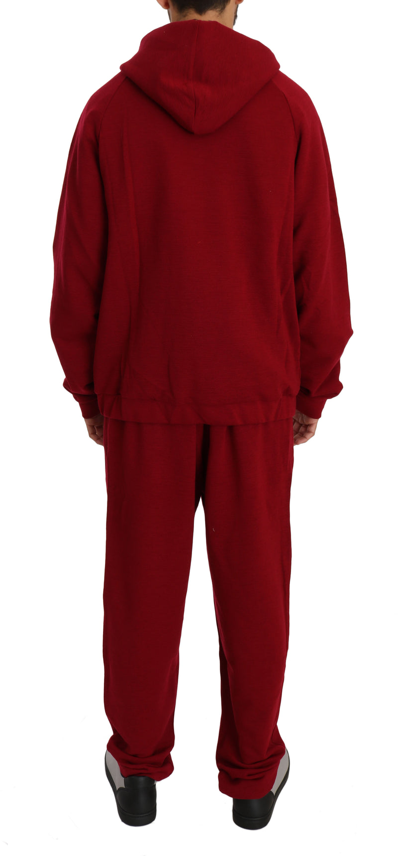 Bordeaux Cotton Sweater Pants Tracksuit