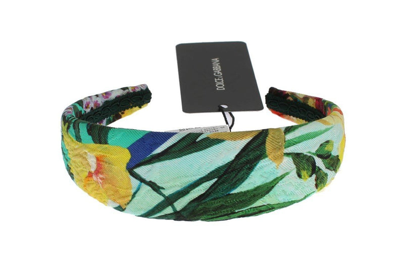 Multicolor Floral Cotton Silk Headband