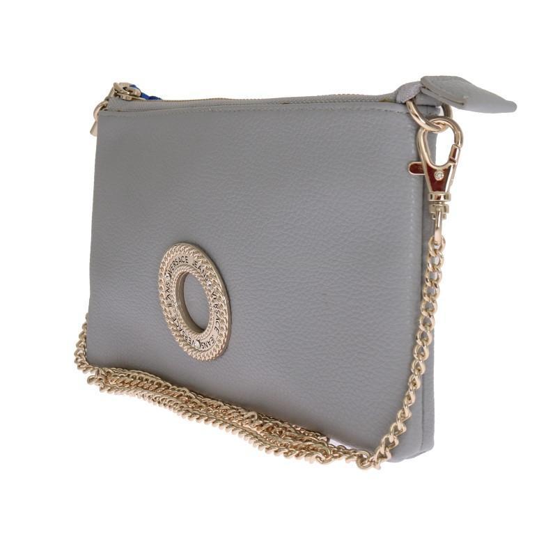 Blue Polyester Shoulder Clutch Bag