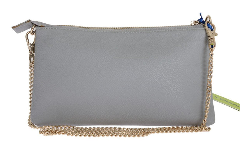 Blue Polyester Shoulder Clutch Bag