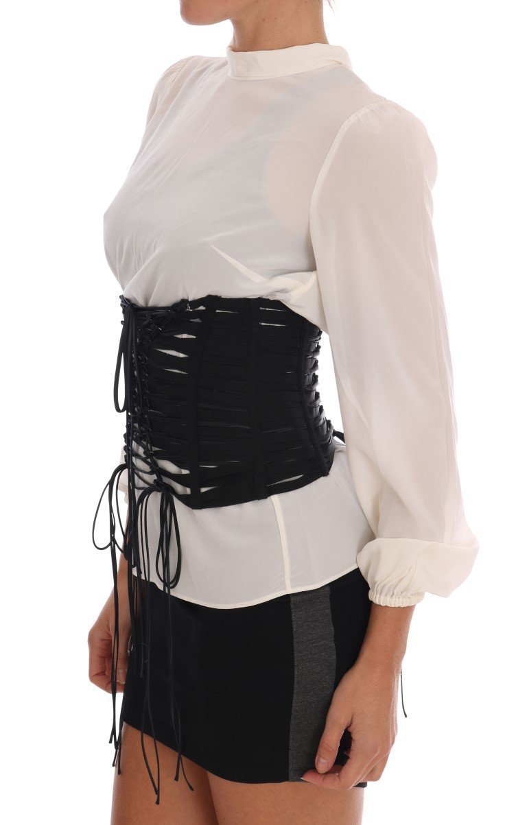 Black Stretch Corset Belt