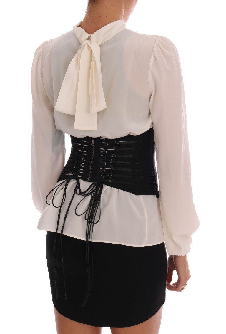 Black Stretch Corset Belt