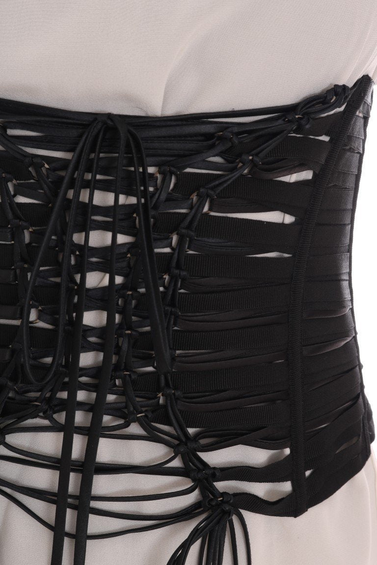 Black Stretch Corset Belt