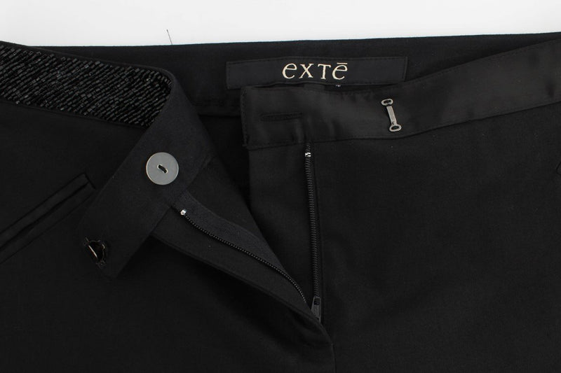Black Stretch Cotton Suit