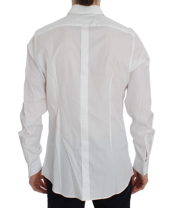 White Slim Fit Formal Cotton Shirt