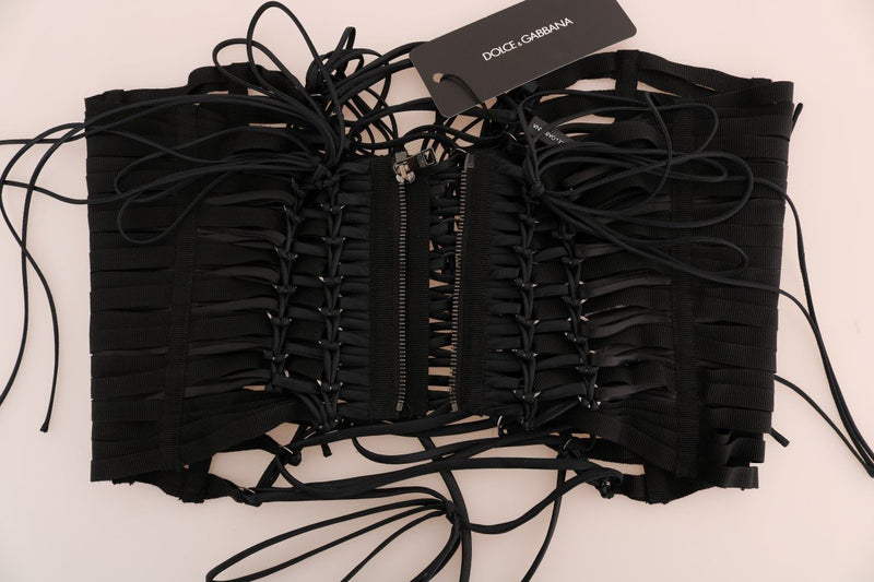 Black Stretch Corset Belt