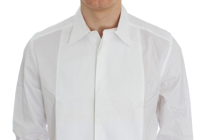 White Slim Fit Formal Cotton Shirt