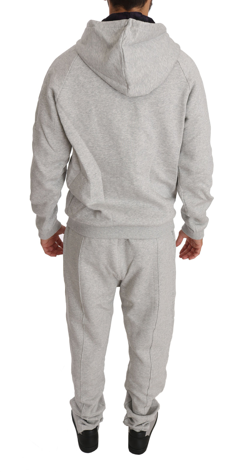 Gray Cotton Sweater Pants Tracksuit