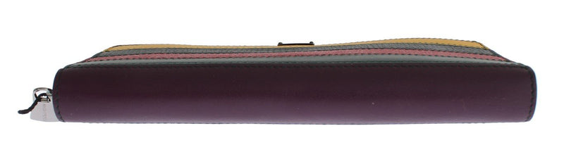 Multicolor Leather Continental Wallet