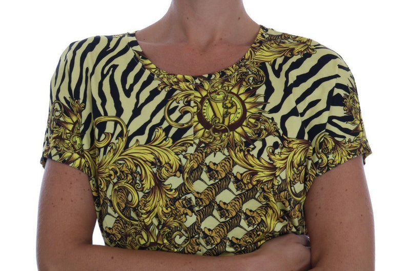 Yellow Stretch Baroque Blouse