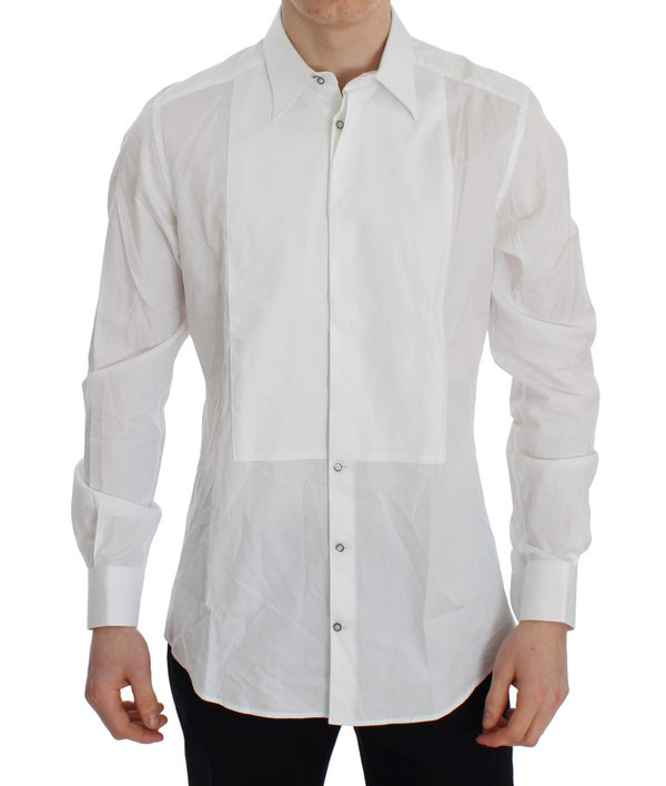 White Slim Fit Formal Cotton Shirt