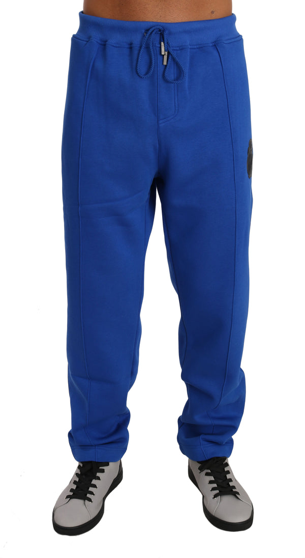 Blue Cotton Sweater Pants Tracksuit