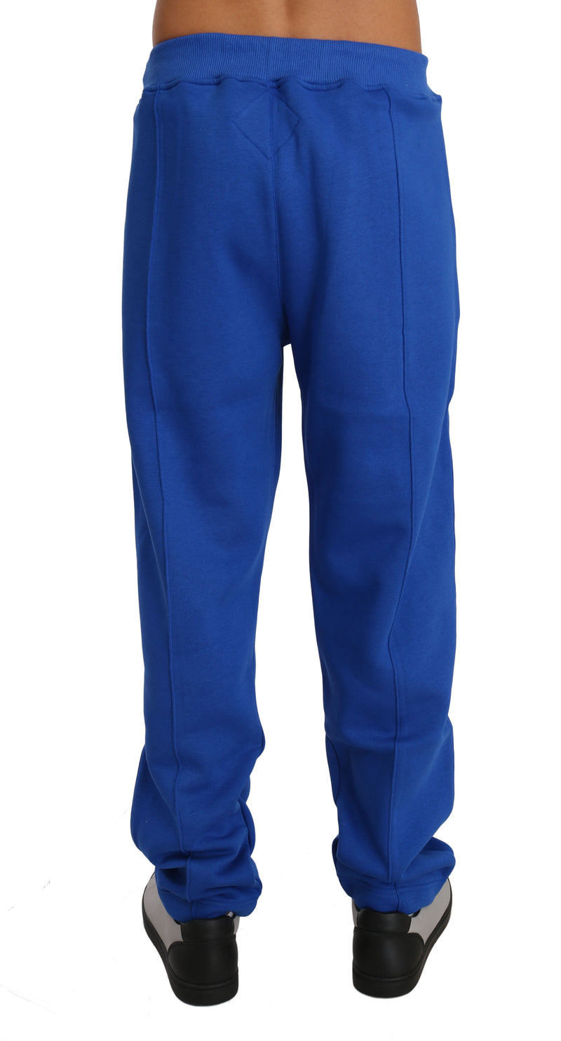 Blue Cotton Sweater Pants Tracksuit