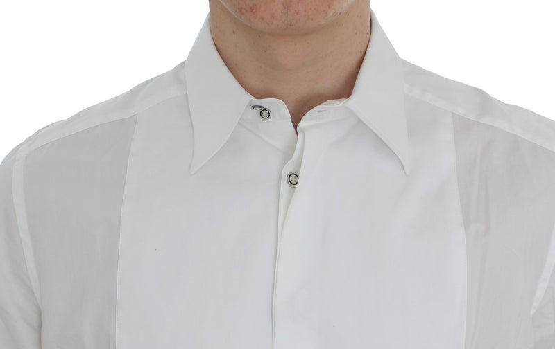 White Slim Fit Formal Cotton Shirt