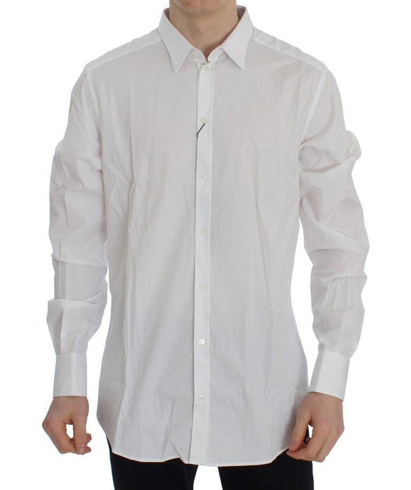 White Slim Fit Formal Cotton Shirt