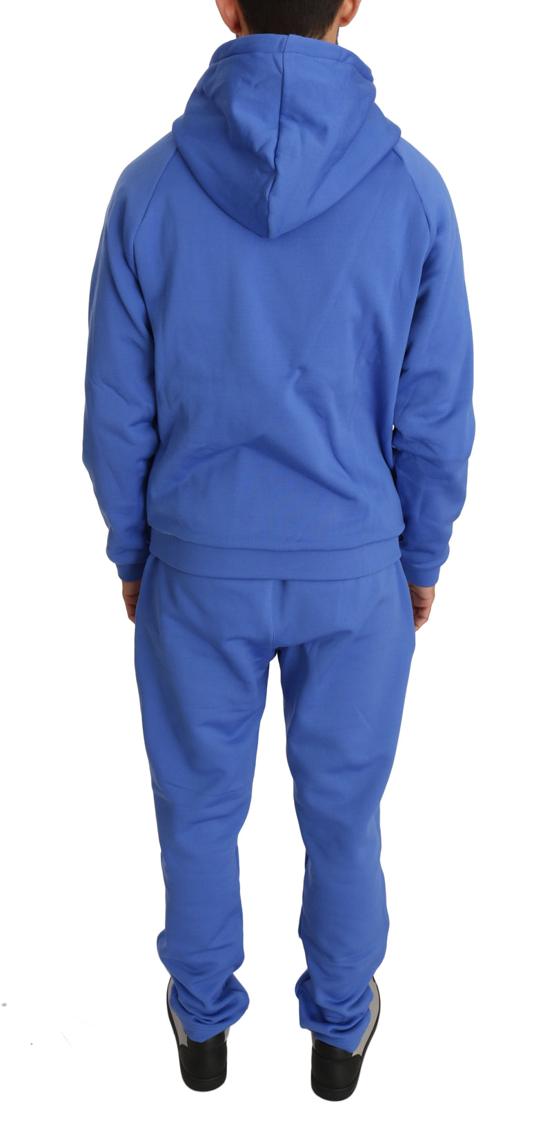 Blue Cotton Sweater Pants Tracksuit