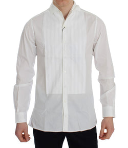 White Slim Fit Formal Cotton Shirt