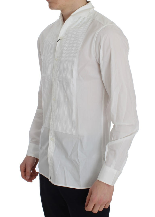 White Slim Fit Formal Cotton Shirt