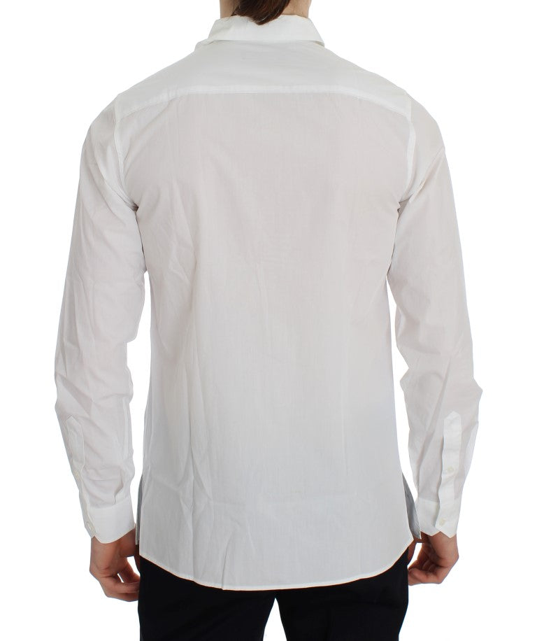 White Slim Fit Formal Cotton Shirt