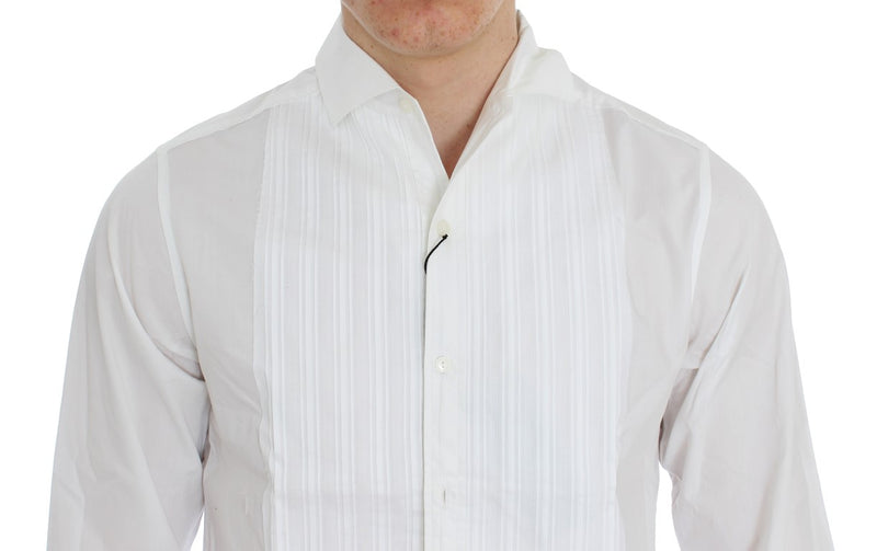 White Slim Fit Formal Cotton Shirt