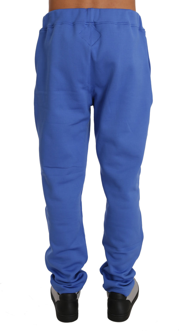 Blue Cotton Sweater Pants Tracksuit